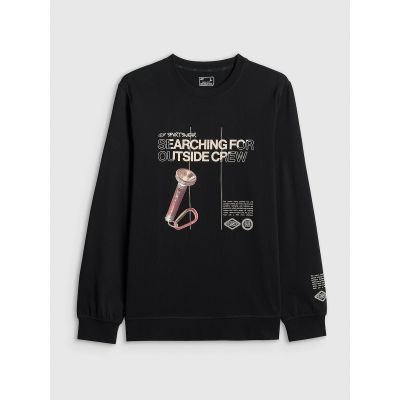 7. Herren Langarmshirt mit Print, regulär, Größe 4F 4FRSS26TLONM674-20S