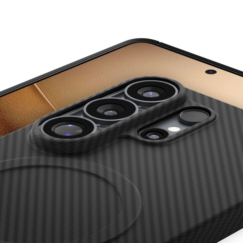 8. Spigen AirSkin Aramid Mag MagSafe Hülle für Samsung Galaxy S26 Ultra - Schwarz