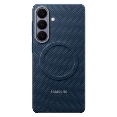 Samsung Carbon Magnet Case für Samsung Galaxy S26+ kompatibel mit MagSafe – Marineblau