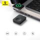 6. Baseus MagPro 2,5W magnetisches induktives Ladegerät für Apple Watch - Schwarz