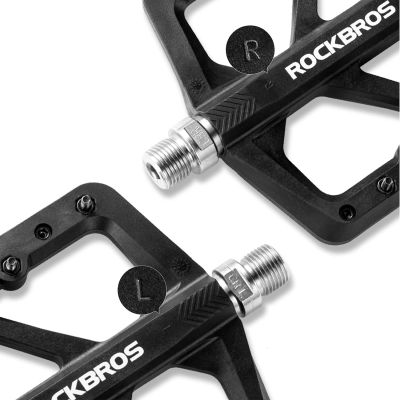6. Rockbros M906 Nylon-Fahrradpedale – Schwarz