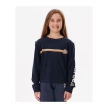 RIP CURL Melting Wave Langarmshirt - Mädchen Marineblau