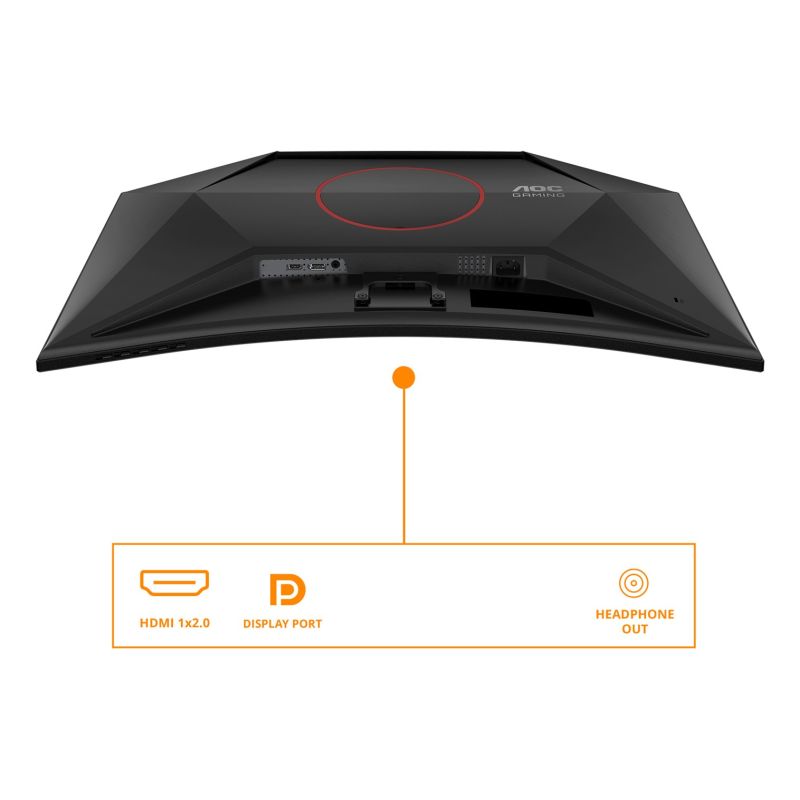 3. AOC G4 C32G42ZE Computermonitor 80 cm (31,5") 1920 x 1080 px Full HD LED Schwarz, Rot