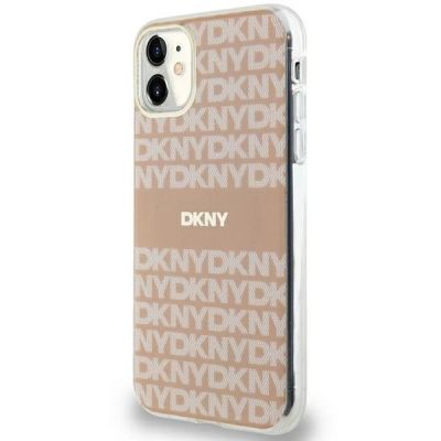 2. DKNY IML Mono & Stripe MagSafe-Hülle für iPhone 11 / Xr – Rosa