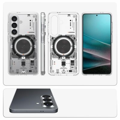 16. Spigen Ultra Hybrid Mag MagSafe Hülle für Samsung Galaxy S26+ Neo One - Transparent
