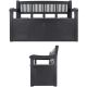 3. Gartenbank 2-in-1 130x60x85cm