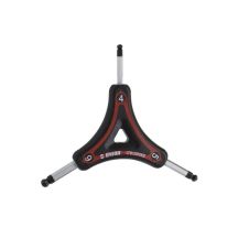 UNIOR Dreiseitiger Kugel-Inbusschlüssel 4, 5, 6 US