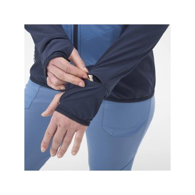 4. MILLET W Touring Speed Xcs Hoodie Jacke Marineblau