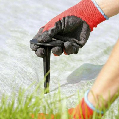 32. Stifte, Köpfe, Hefte für Agrotextilharpunen, Hefthöhe 20 cm, 50 Stück