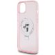 6. Karl Lagerfeld KLHMP15SHMRSKCP iPhone 15 6,1" rosa/rosa Hardcase Ringständer Karl&Choupette MagSafe