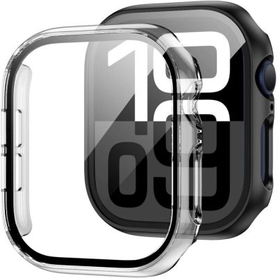 Tech-Protect Defense360 Hartglasgehäuse für Apple Watch 10 (42 mm) – Transparent