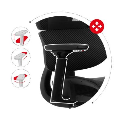 10. Huzaro Combat 8.0 Carbon Gaming Stuhl
