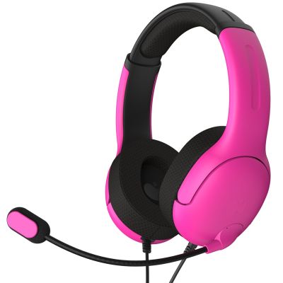 2. PDP Nebula Kabelgebundenes Gaming-Headset mit Kopfbügel, Schwarz, Pink