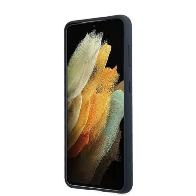 5. BMW Silikon Signature Case für Samsung Galaxy S21+ – Marineblau