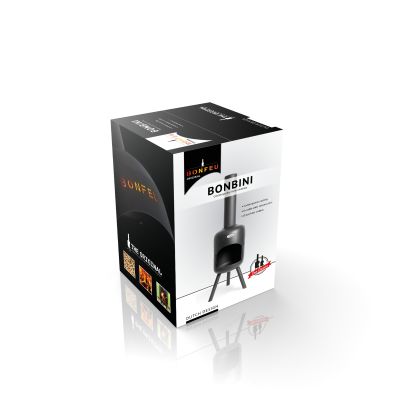 10. Bonfeu Bonbini Gartenkamin schwarz 2901