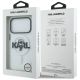 8. Karl Lagerfeld IML Karl Sketch Logo MagSafe Case für iPhone 17 Pro - Transparent