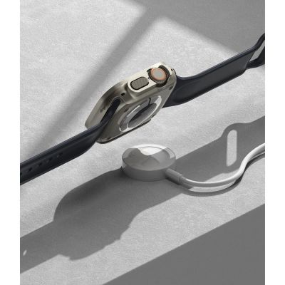10. Ringke Slim 2er-Pack Hüllen für Apple Watch Ultra 1/2 (49 mm) – Klar & Titan