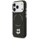 2. Karl Lagerfeld Choupette Pin MagSafe Case für iPhone 17 Pro Max - Schwarz