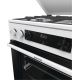 5. GORENJE GKS6C71WF Gas-Elektro-Herd 60 cm | Heißluftfrittieren | Extra Dampf | Auftauen | Weiß