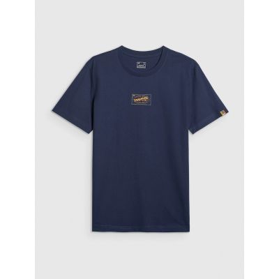 8. Herren-T-Shirt mit Aufdruck, regulär, Größe 4F 4FRAW25TTSHM3377-31S