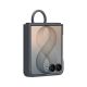 5. EF-EF776CBE Samsung Silikon-Magnethülle mit Ring für Galaxy Z Flip 8 Schwarz