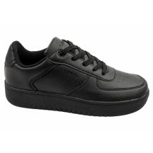 Levi's Evelyn Kinder-Sportschuhe, schwarze Sneaker für Jugendliche