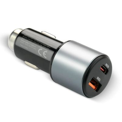 3. EVERACTIVE Autoladegerät 1 x USB QC3.0, 1 x USB-C PD 83W SCHWARZ CC-60Q
