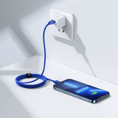 10. Baseus CAJY000203 Lightning – USB-C PD-Kabel 20 W 480 Mbit/s 1,2 m – blau