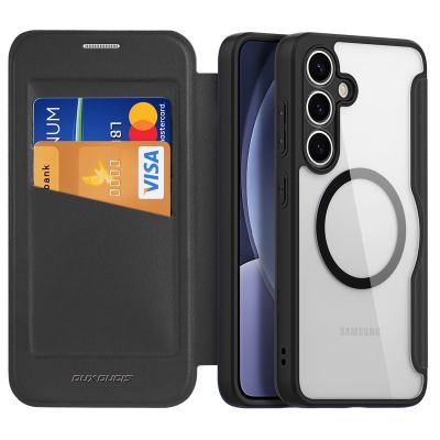2. Dux Ducis Skin X Pro Hülle für Samsung Galaxy S25+ mit MagSafe und Portemonnaie – Schwarz