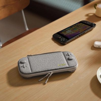 12. Tech-Protect Slim Pouch für Nintendo Switch 2 – Grau