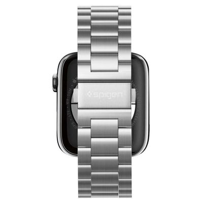 7. Spigen Modern Fit Band für Apple Watch 4/5/6/7/8/9/SE/ Ultra (42/44/45/49 mm) – Silber