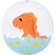 AUFBLASBARER STRANDBALL 50 CM DINOSAURIER 53198