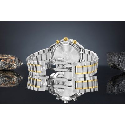 6. Giewont Chronograph Saphir Herrenuhr Silber Grün GW7290-B7