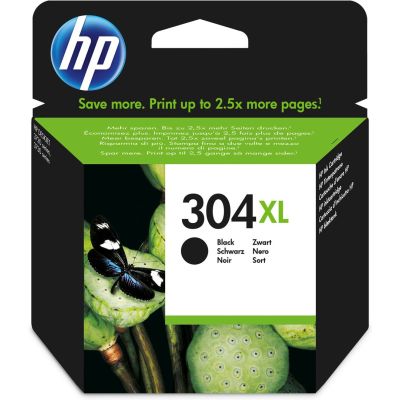 HP Schwarze Tintenpatrone HP 304XL, HP304XL=N9K08AE, 300 Seiten