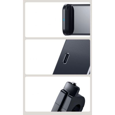 20. Baseus WXHZ-01 Qi-Wireless-Ladegerät 15W mit Kopfstützenhalterung fürs Auto – Schwarz