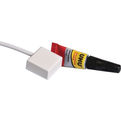 2. ABUS Potenzialfreier Glasbruchmelder mit Kleber (weiß)