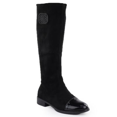 Damen-Lacklederstiefel, schwarz, M.Daszyński MR2251-19