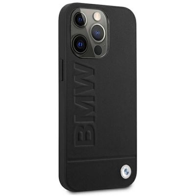 4. BMW Signature Logo Imprint Case für iPhone 13 Pro Max - Schwarz