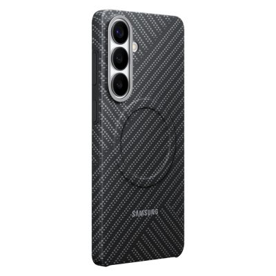 3. Samsung Carbon Magnet Case für Samsung Galaxy S26+ kompatibel mit MagSafe – Grau