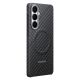 3. Samsung Carbon Magnet Case für Samsung Galaxy S26+ kompatibel mit MagSafe – Grau