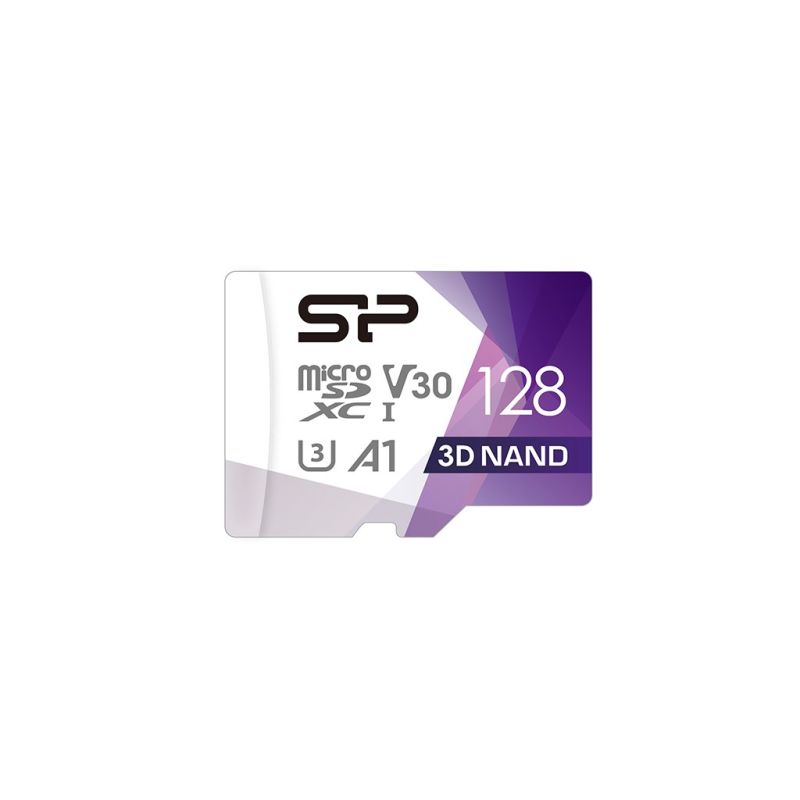 2. Silicon Power microSDXC Superior Pro 128GB V30 UHS-1 U3 A1 Speicherkarte + microSD-SD-Adapter