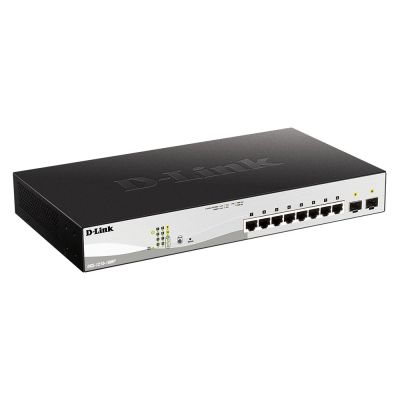 2. D-Link DGS-1210-10MP Managed L2 Gigabit Ethernet (10/100/1000) PoE-Unterstützung Schwarz, Grau