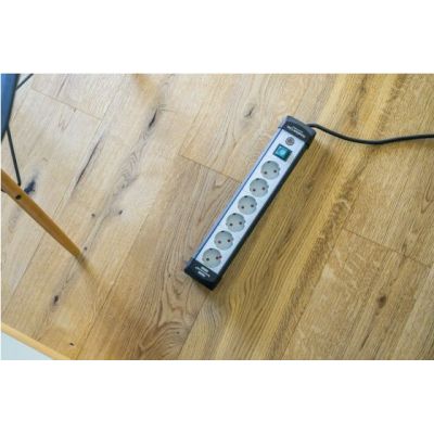 8. Brennenstuhl 1951560101 5 m Steckdosenleiste 6 x Netzwerksteckdosen Innenbereich Schwarz, Grau