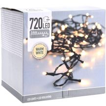 Weihnachtsbaumbeleuchtung, 720 LEDs, warmweiße Lichterkette