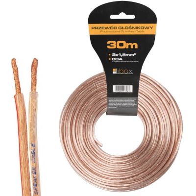 LIBOX LAUTSPRECHERKABEL LB0008-30 2X1,5MM (30M) CCA