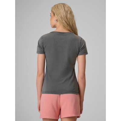 2. Damen-T-Shirt mit schmaler Passform und Aufdruck 4F 4FRAW26TTSHF4373-24S