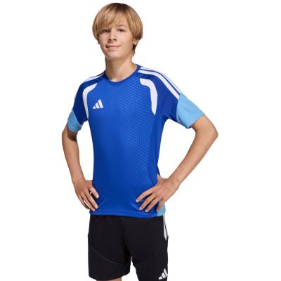 4. adidas Tiro 26 Wettkampf-Trainings-T-Shirt für Kinder, Blau/Hellblau KA7602