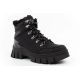 3. Lee Cooper Damen-Winterstiefel, schwarze gefütterte Stiefeletten