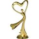 5. Goldene Kunststofffigur - tanzend F198/G