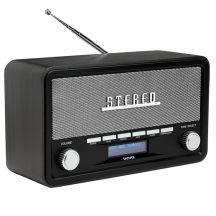 Radio Denver DAB-18 Retro Bluetooth – DAB/DAB+/FM – Stereo – Grau